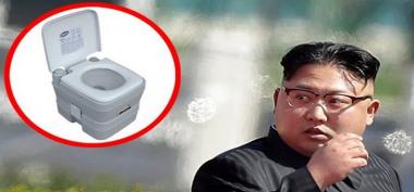Kim Jong Un menyuap Mobil Mewahnya menjadi WC Portable