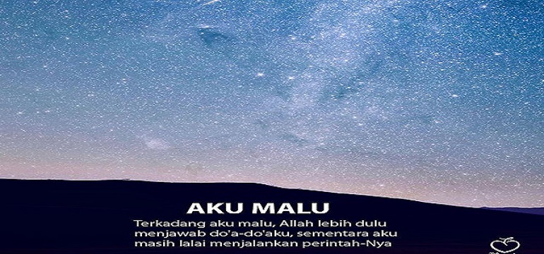 AKU MALU YA ALLAAAH